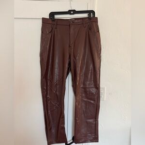 Abercrombie & Fitch Chocolate Leather Pants